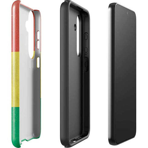 Ghana Flag Distressed Galaxy S25 Impact Case